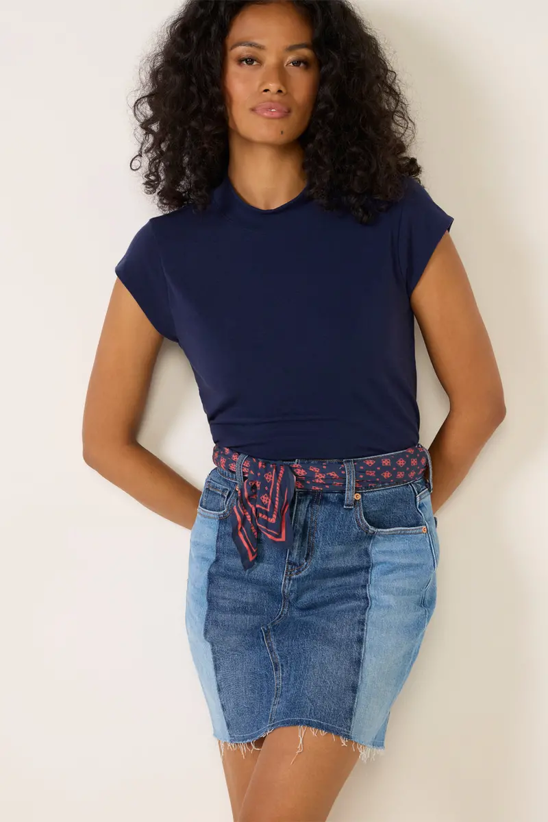 Women's Giana Mock Neck Top 1