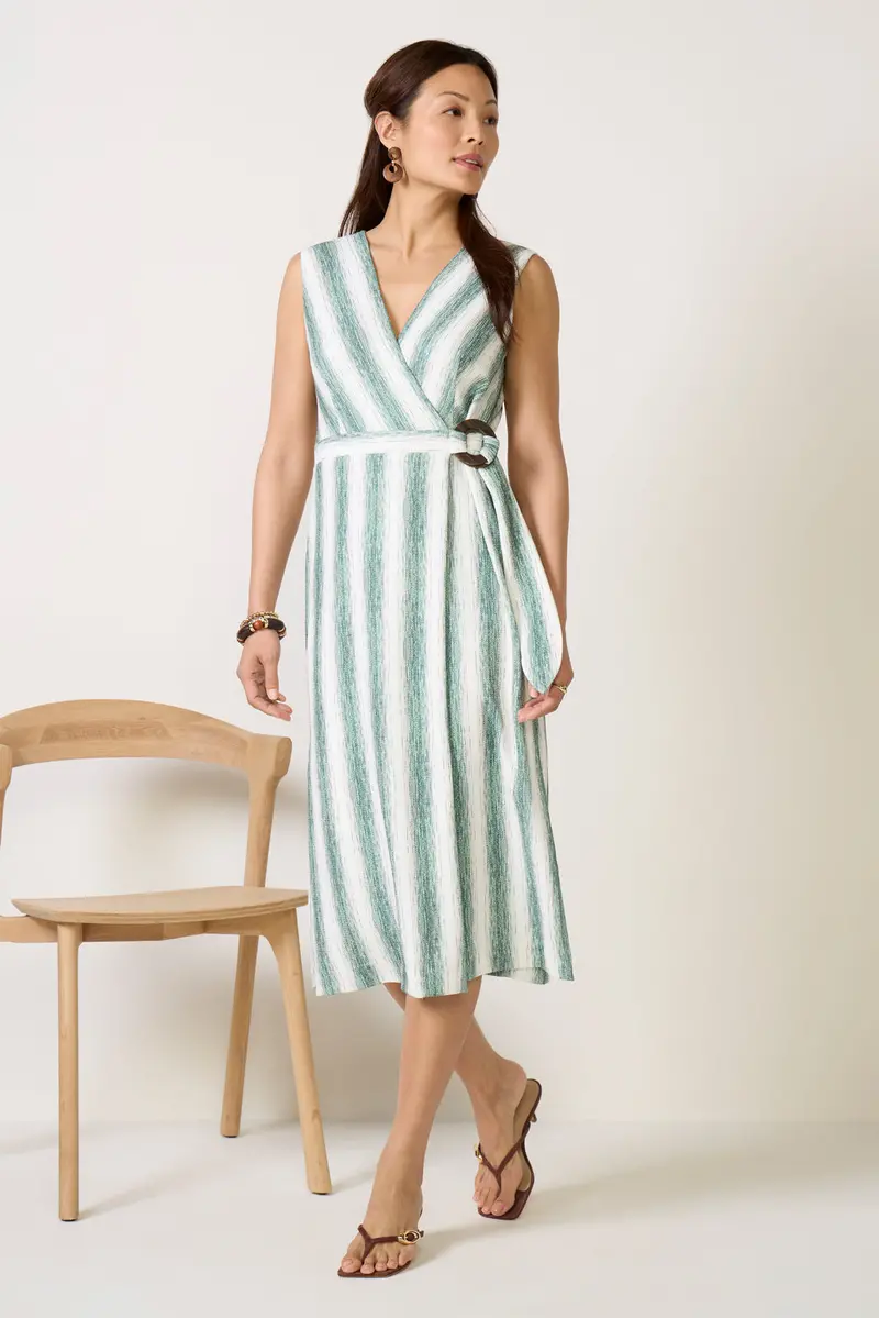Women's Ginny Faux Wrap Knit Midi 1