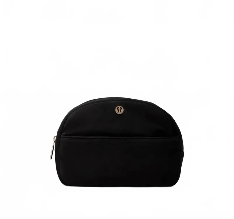 Women's Go Getter Pouch In Black/ Gold 1