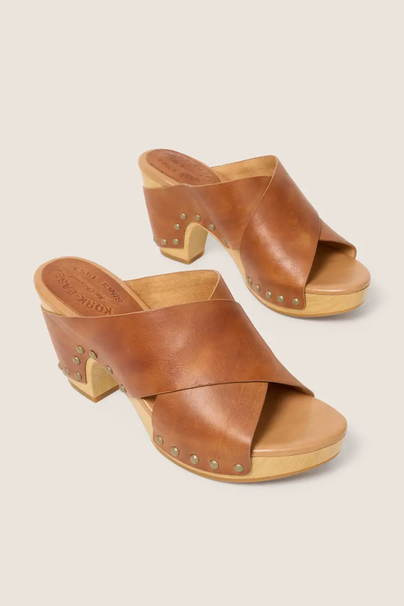 Women's Gracie Wood Heel 1