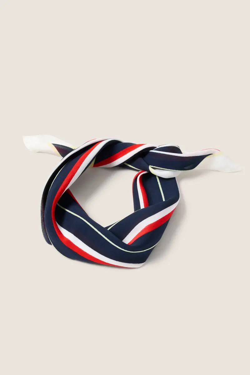 Women's Hailey Diagonal Stripe Bandana 1