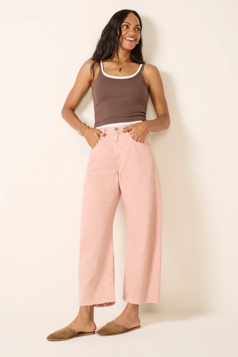 Women's Hattie Barrel Crop Jean 1