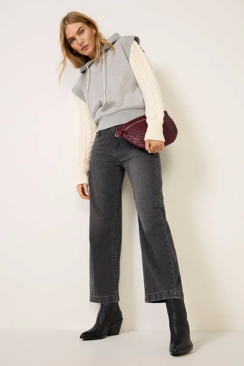 Women's Hattie Sparkle Barrel Jean 1
