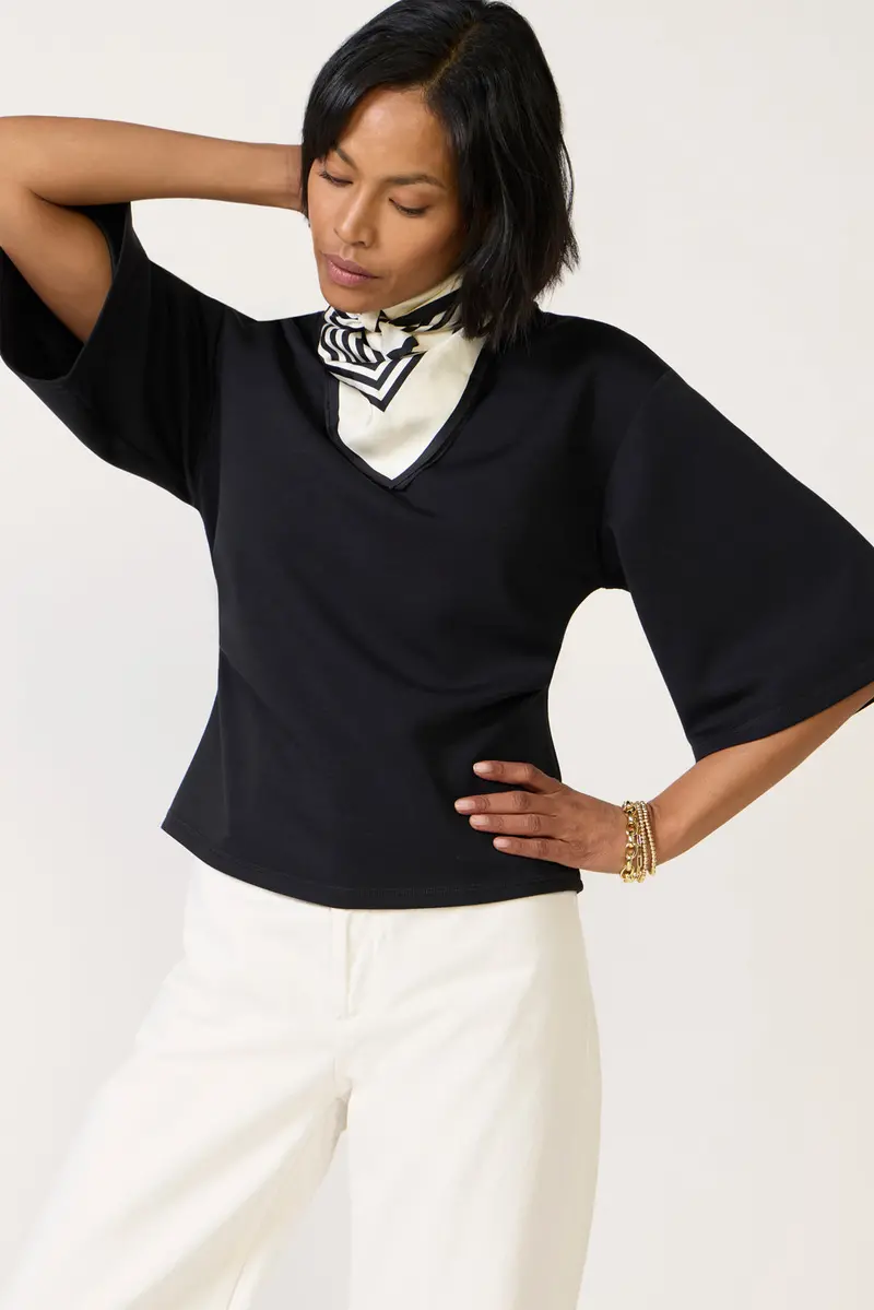 Women's Hayden Tailored Scuba Top 1