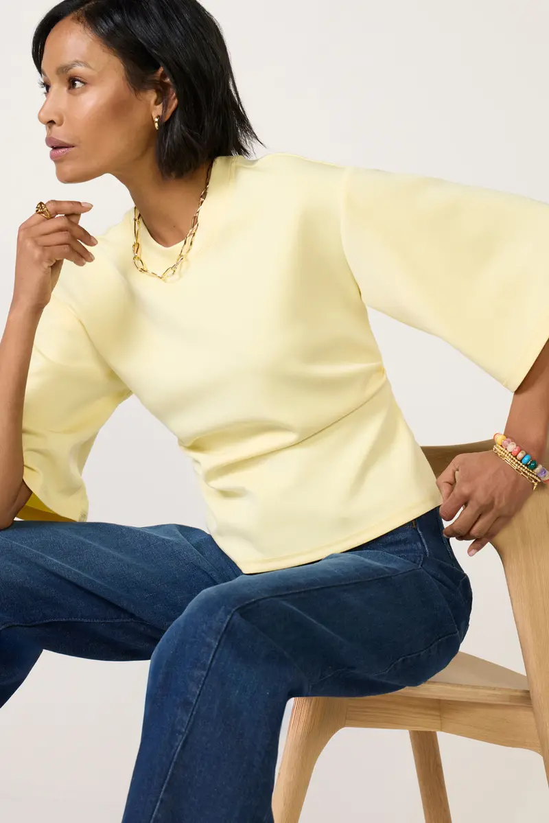 Women's Hayden Tailored Scuba Top 1