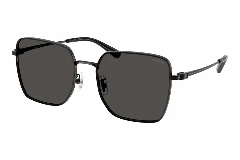Women's Hc 7184D Sunglasses In Shiny Black/Dark Grey / Grey Solid 1