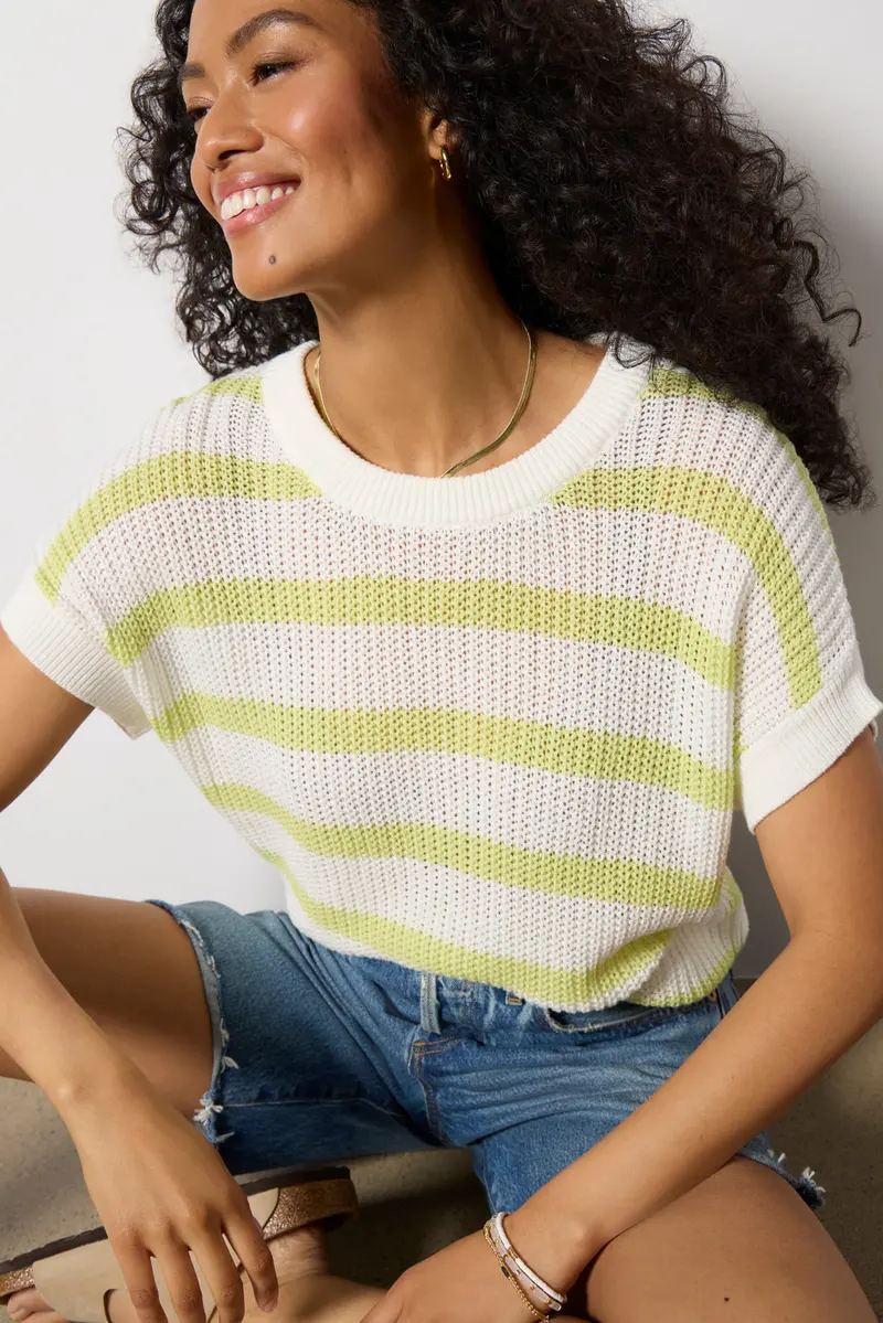 Women's Ivy Open Weave T-Shirt 1