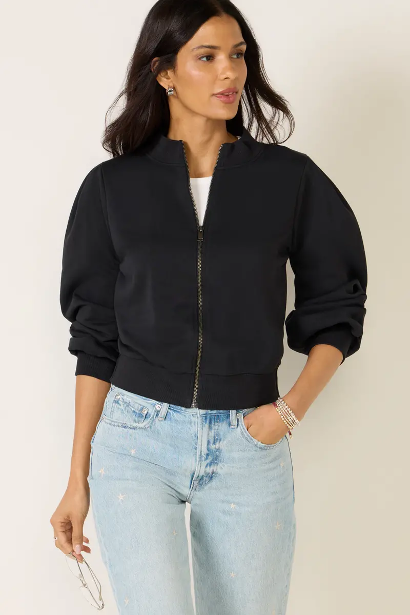 Women's Jaci Puff Zip Up Top 1