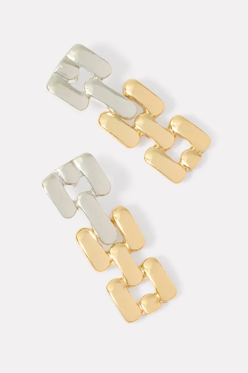 Women's Jaclyn Two Tone Earring 1