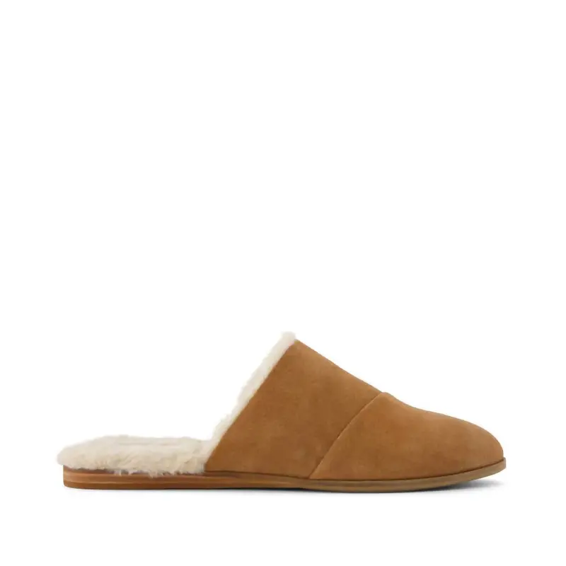 Women's Jade Mule In Cozy Brown 1