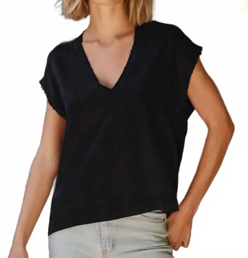 Women's James Top In Onyx 1