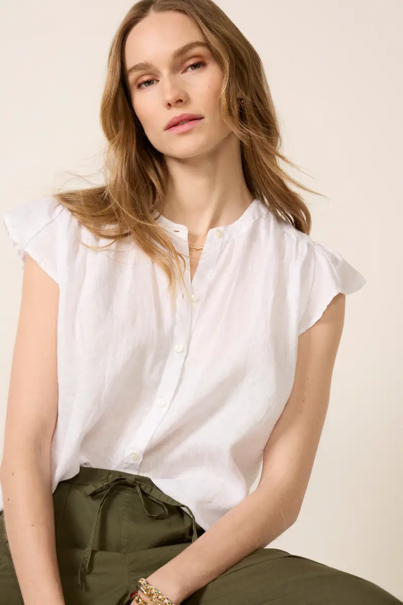 Women's Janey Linen Top 1