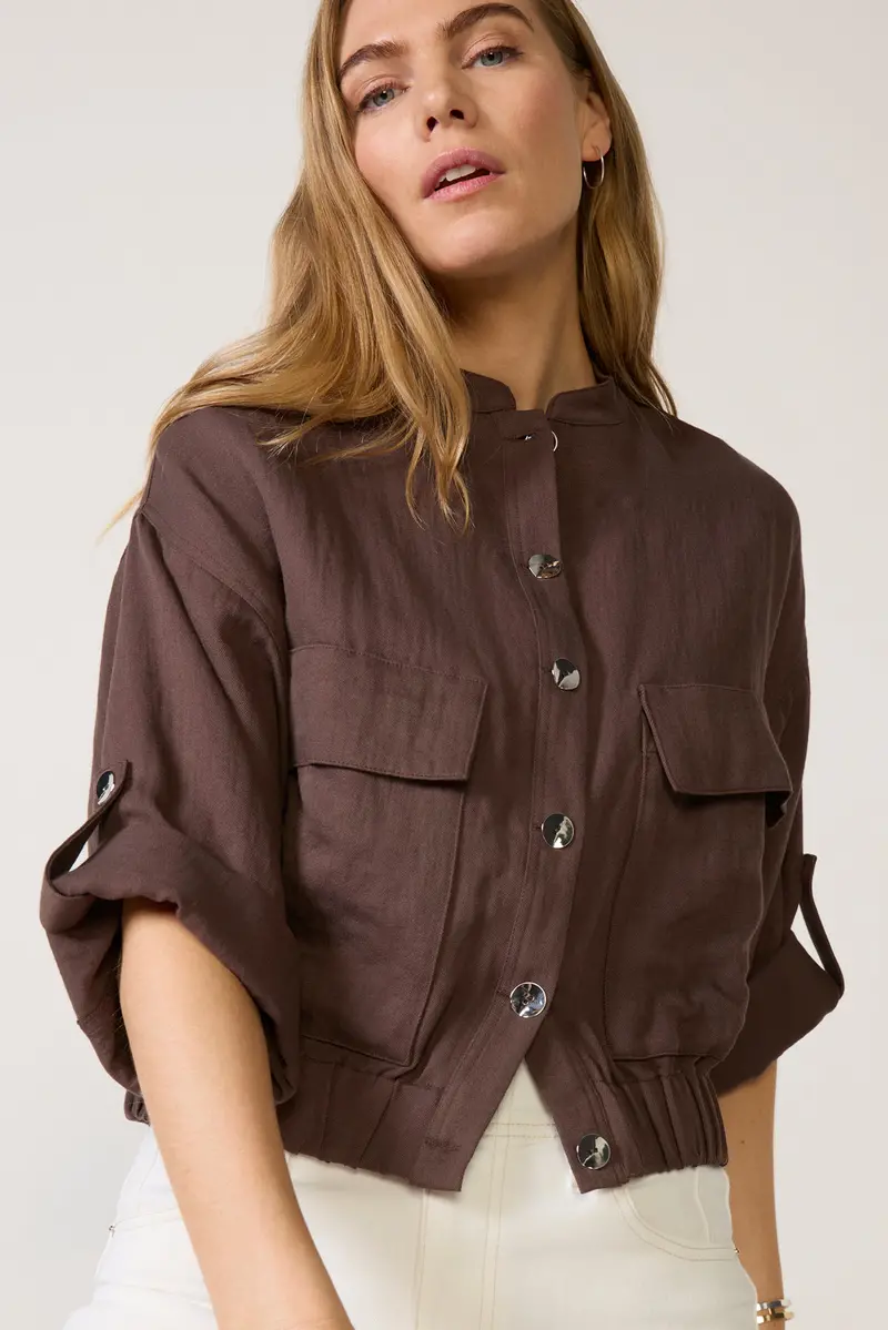 Women's Jessa Utility Bomber Jacket 1