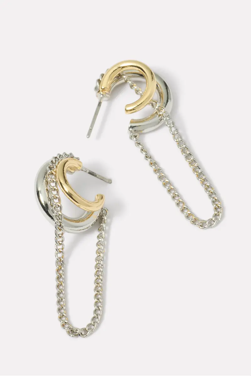 Women's Jodi Hoop Chain Earring 1
