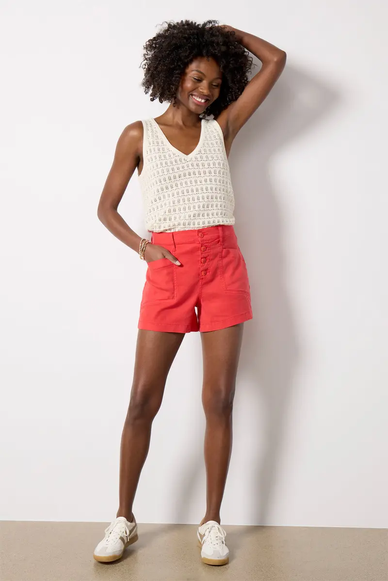 Women's Joelle Stretch Linen Short 1