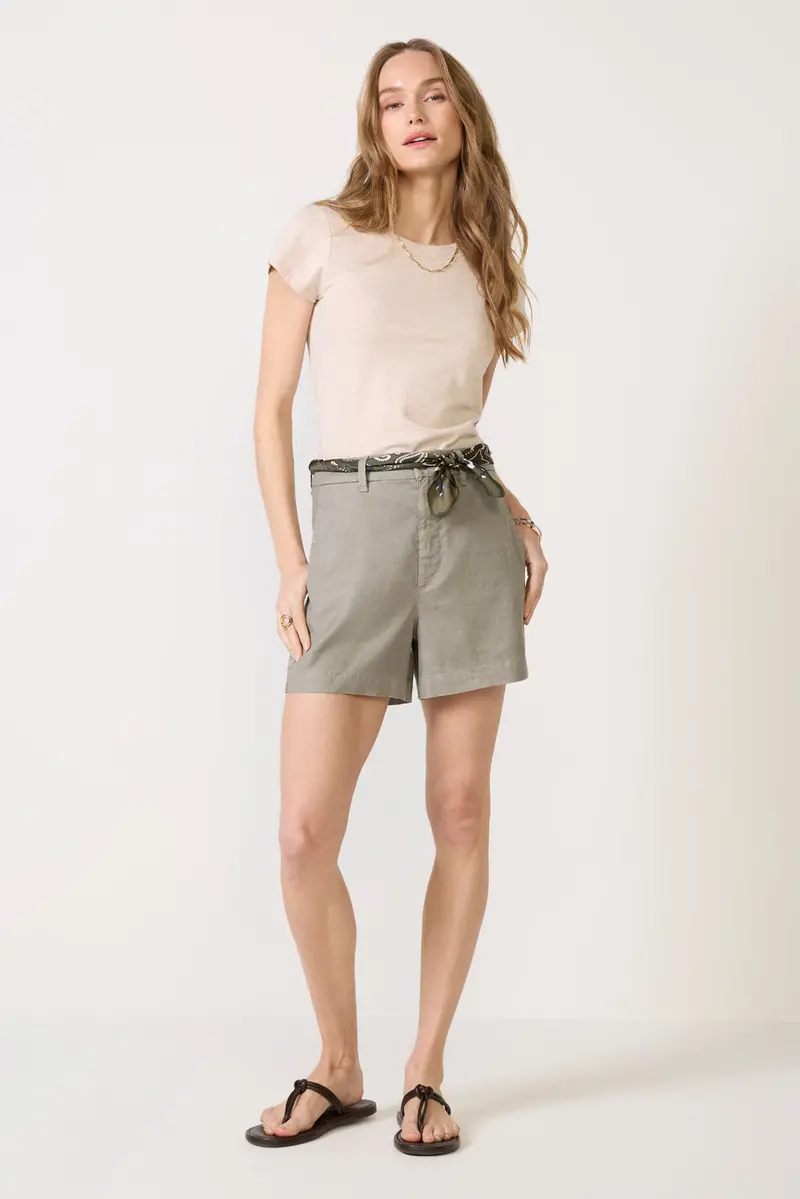 Women's Joelle Stretch Linen Short 1