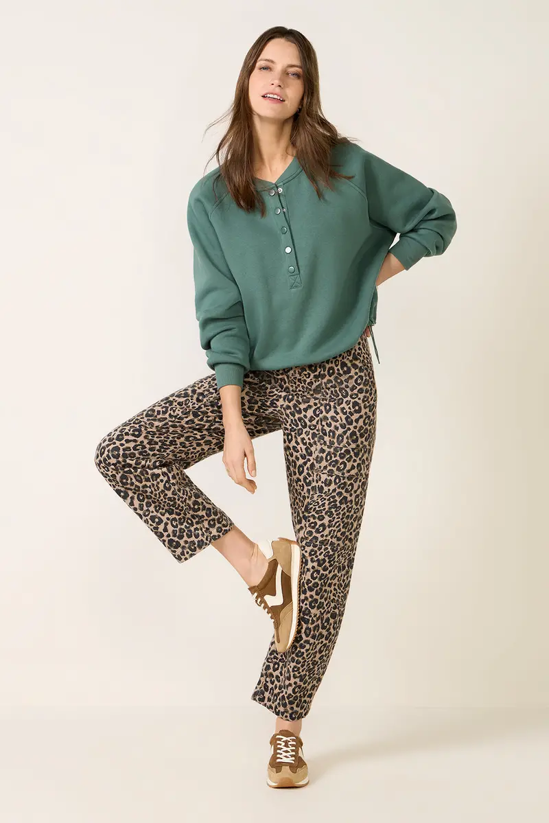 Women's Joey Henley Sweatshirt 1