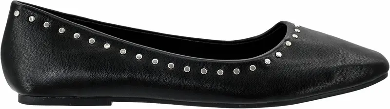 Women's Just In Time Flats Shoe In Black 1