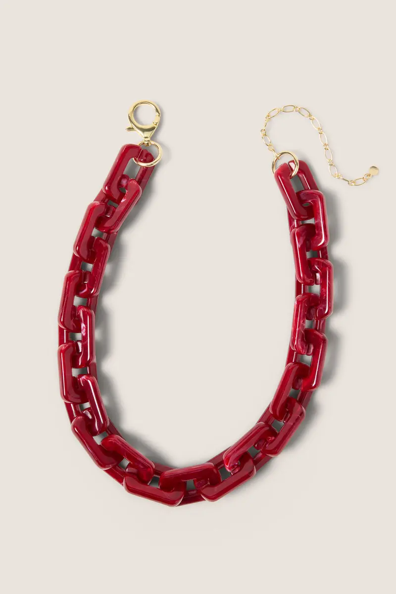Women's Kendra Resin Link Necklace 1