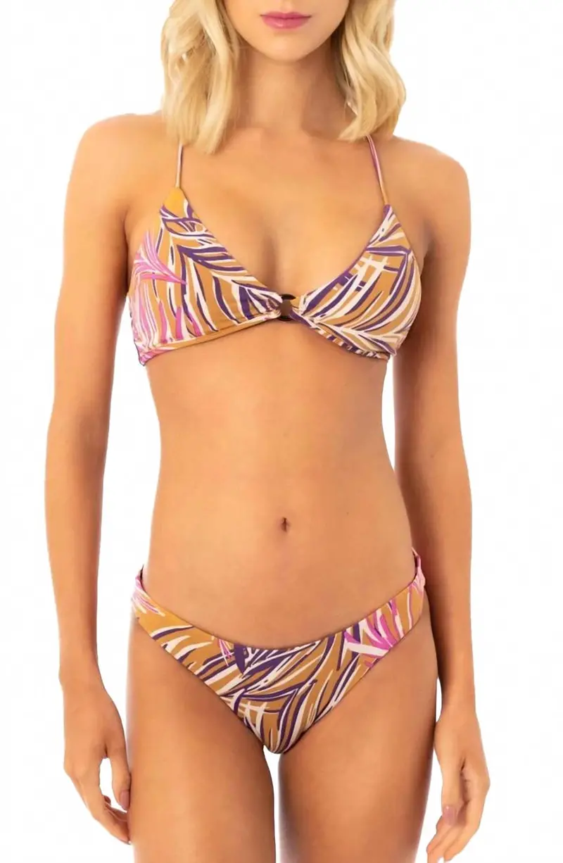 Women's Kenny Top In Caramel Foliage 1