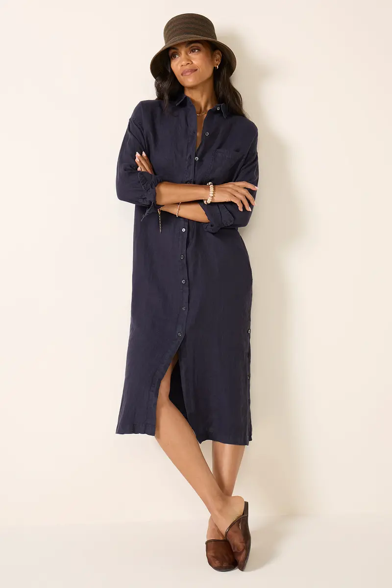 Women's Kerry Linen Shirt Dress 1