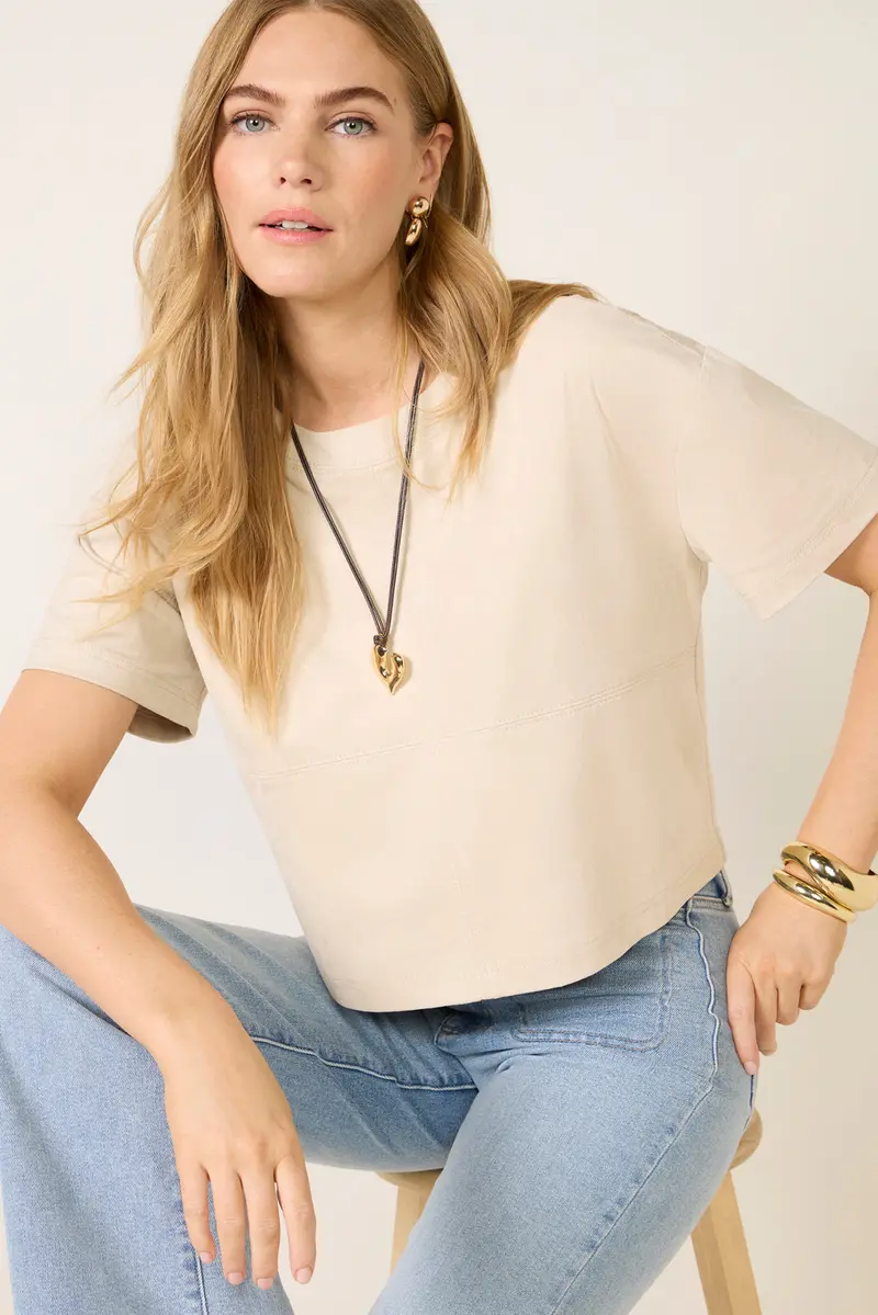 Women's Kimberly Faux Suede Top 1