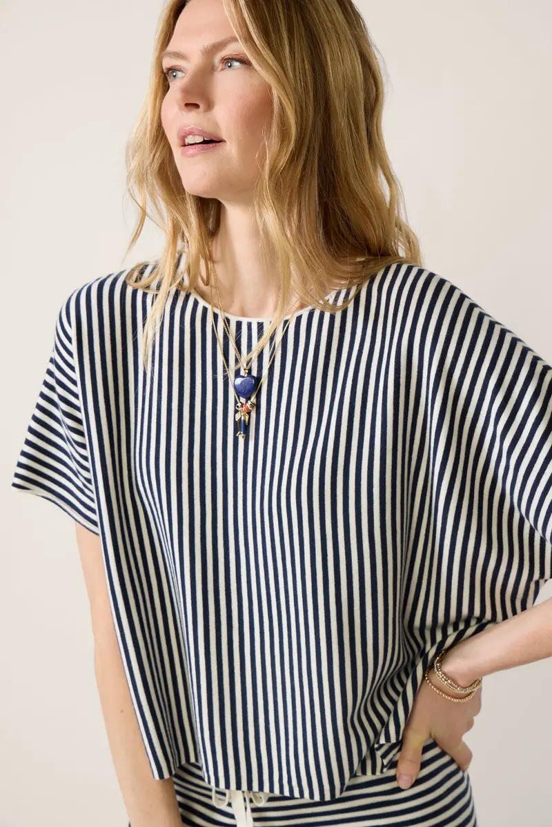Women's Krista Stripe Sweater Top 1