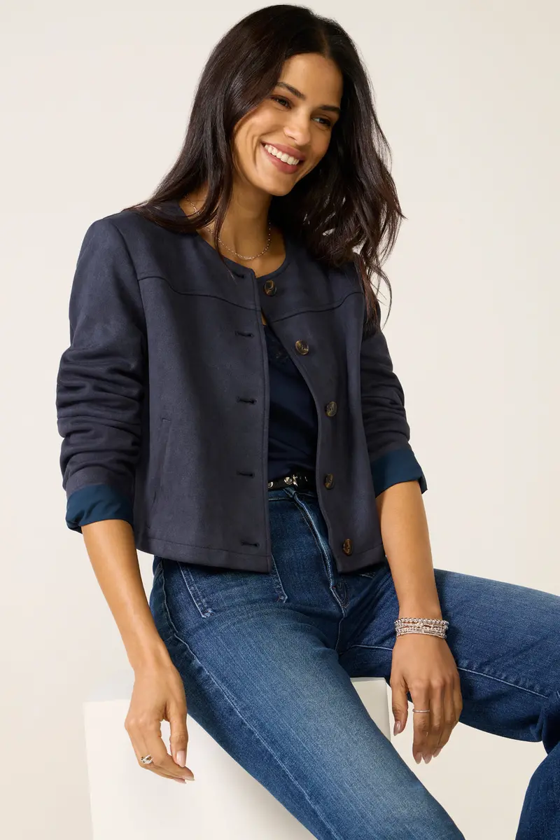 Women's Lakyn Faux Suede Jacket 1
