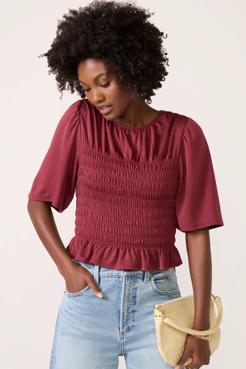 Women's Landon Smocked Top 1