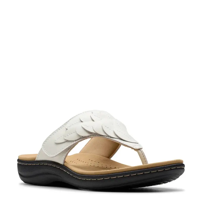 Women's Laurieann Palm Sandal In Off White Leather 1