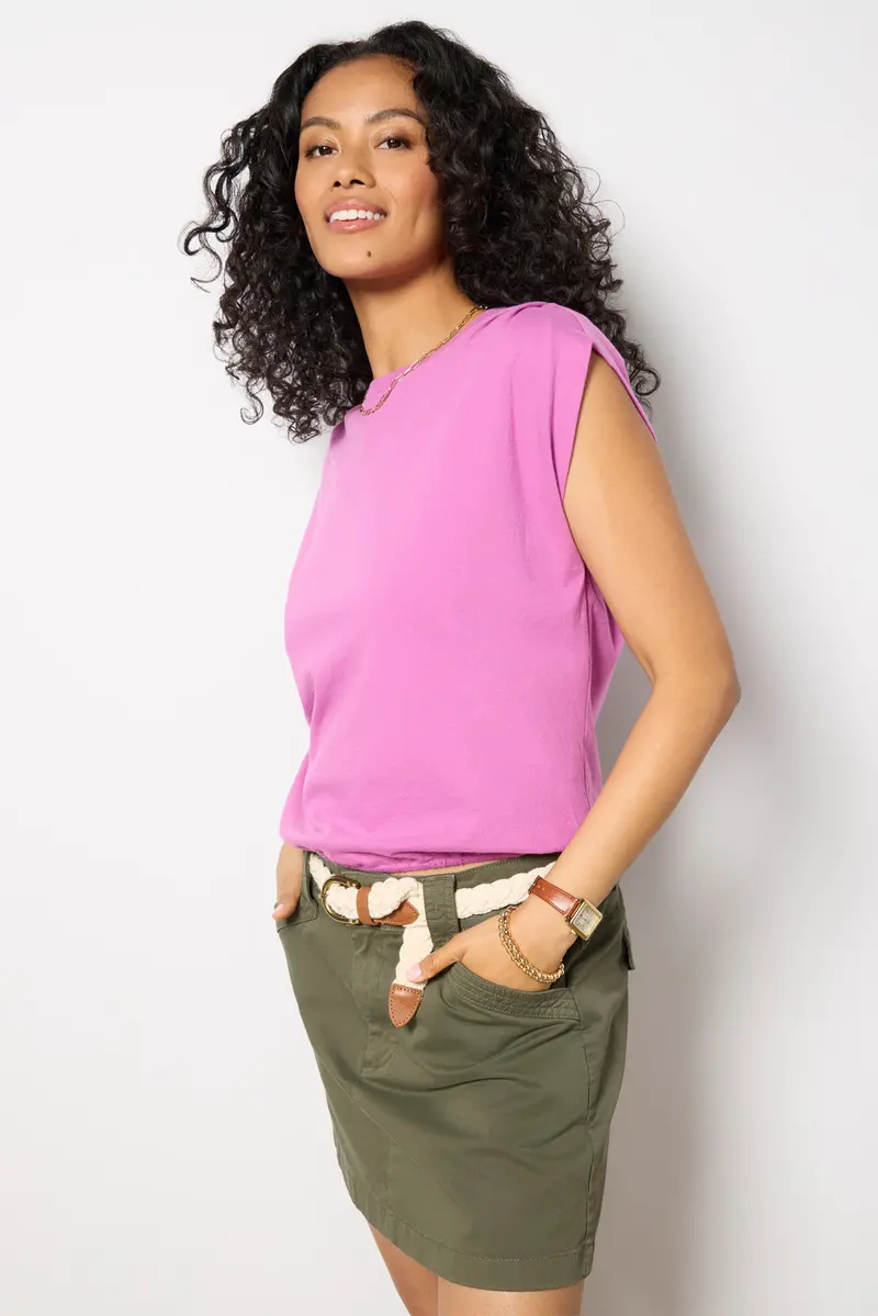 Women's Leah Gathered T-Shirt 1