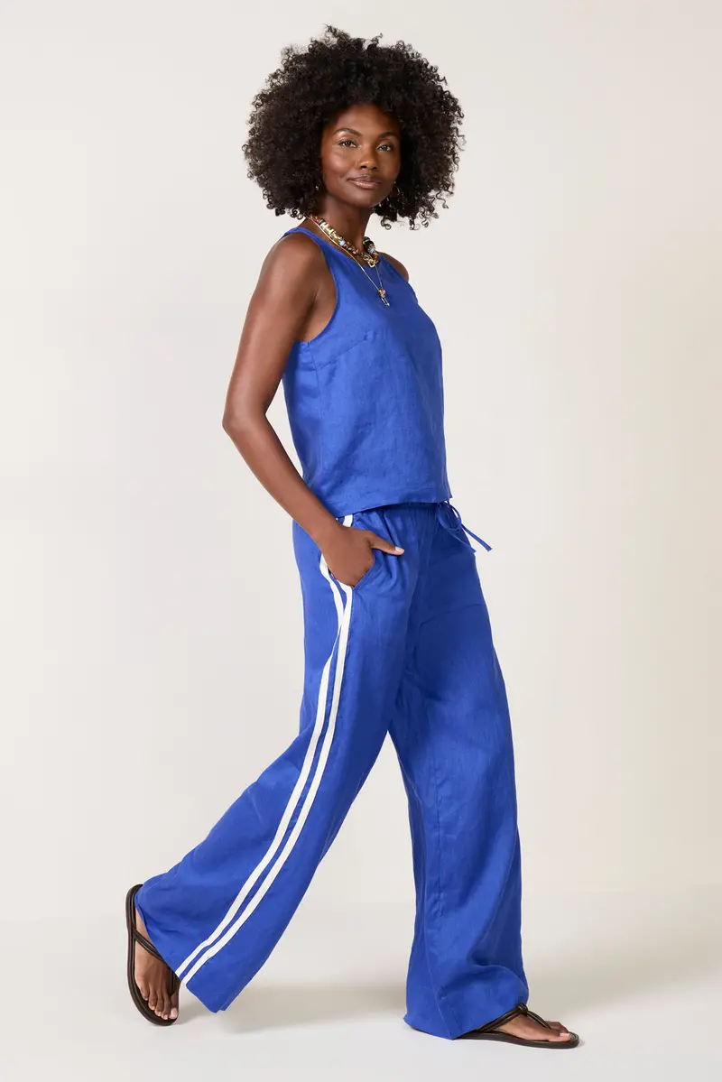 Women's Leah Linen Track Pants 1