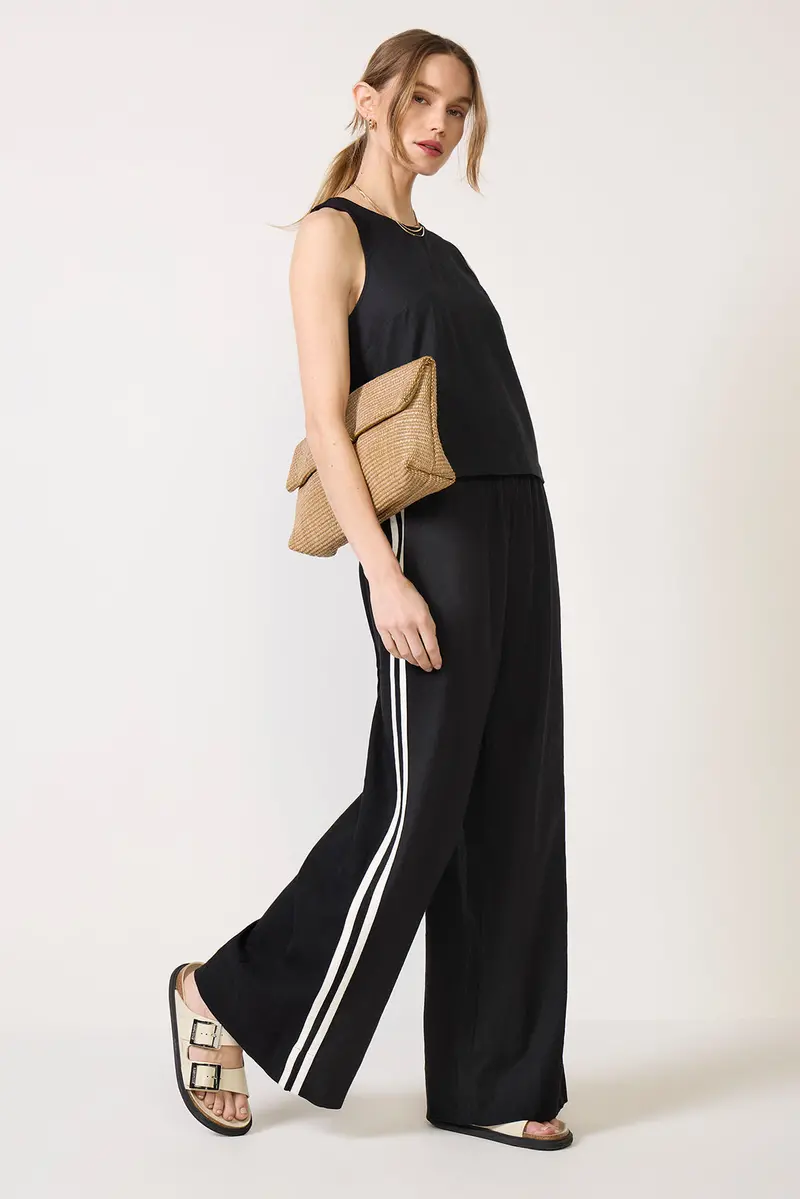 Women's Leah Linen Track Pants 1