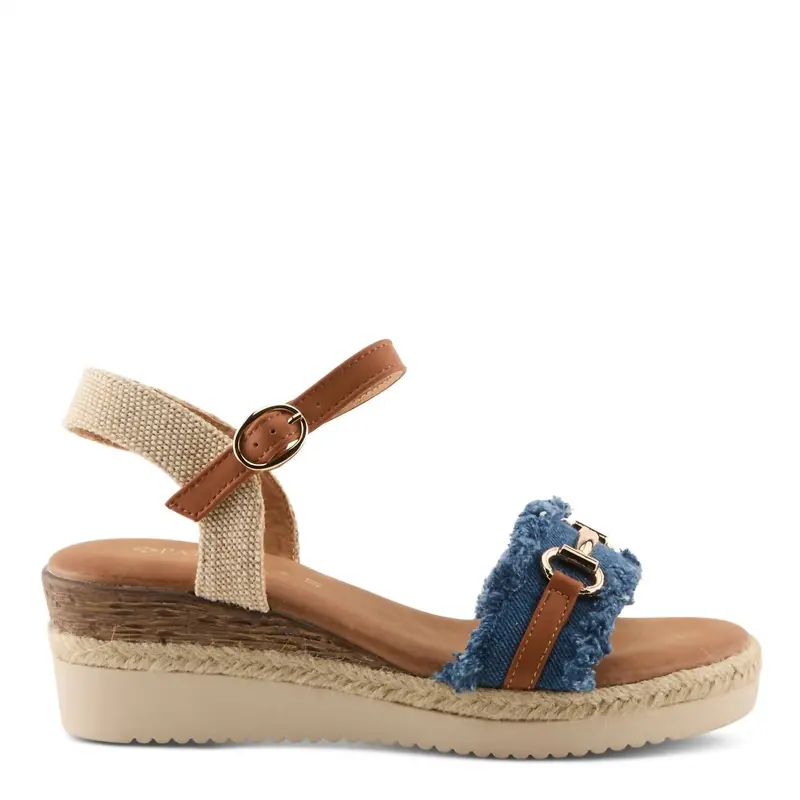 Women's Lemire Platform Sandals In Dark Denim Blue 1