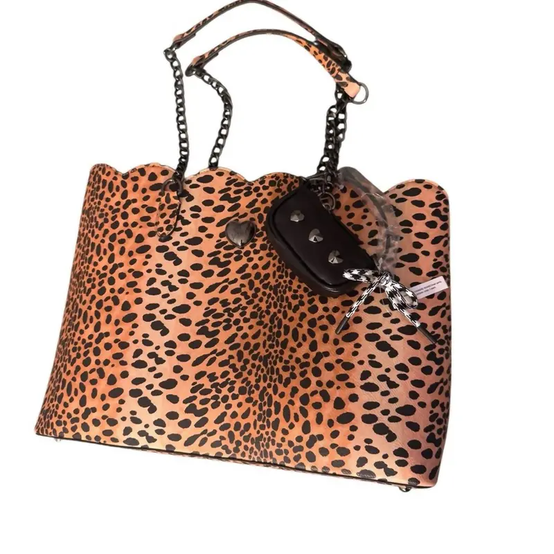 Women's Leopard Print Tote Bag In Multi 1