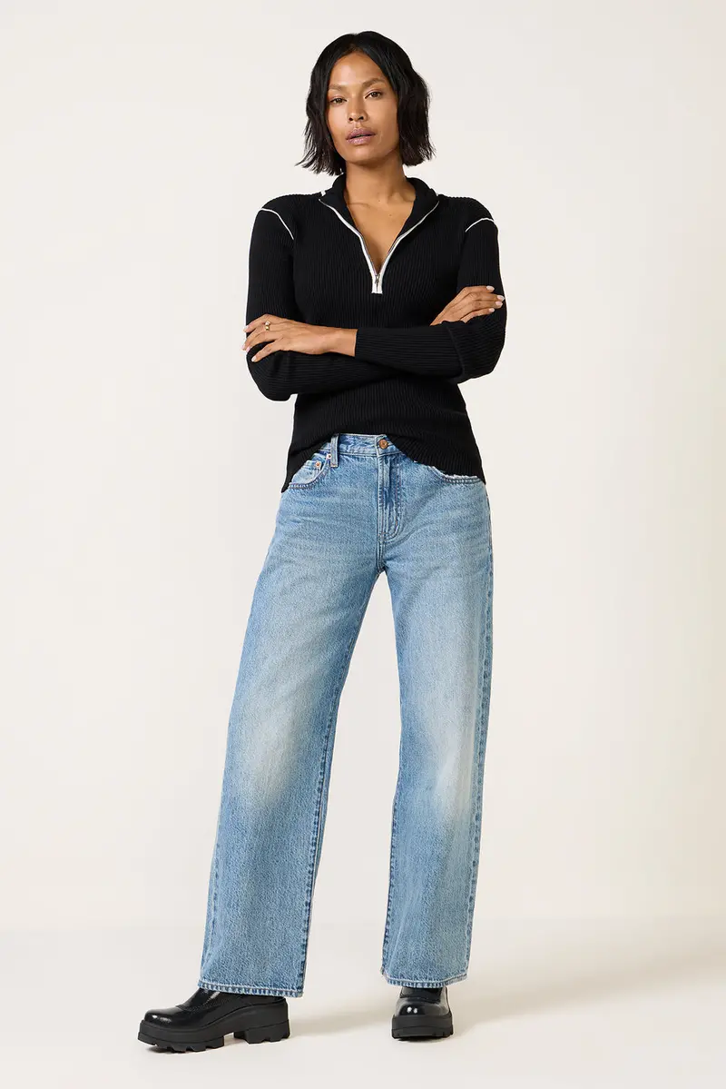 Women's Lexi Bowed Barrel Jean 1