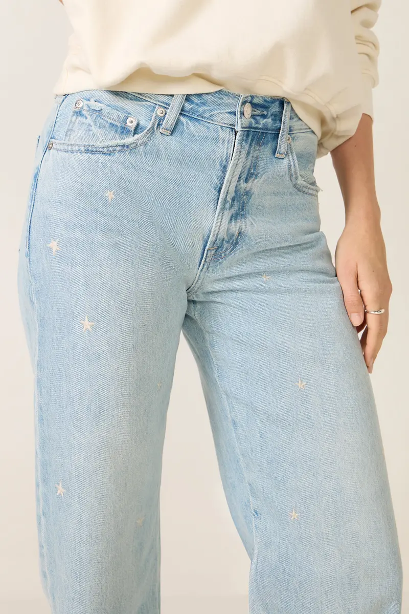 Women's Lexi Bowed Straight Jean 2