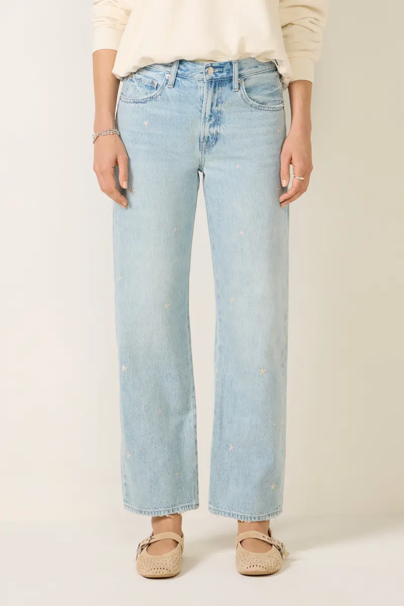 Women's Lexi Bowed Straight Jean 6