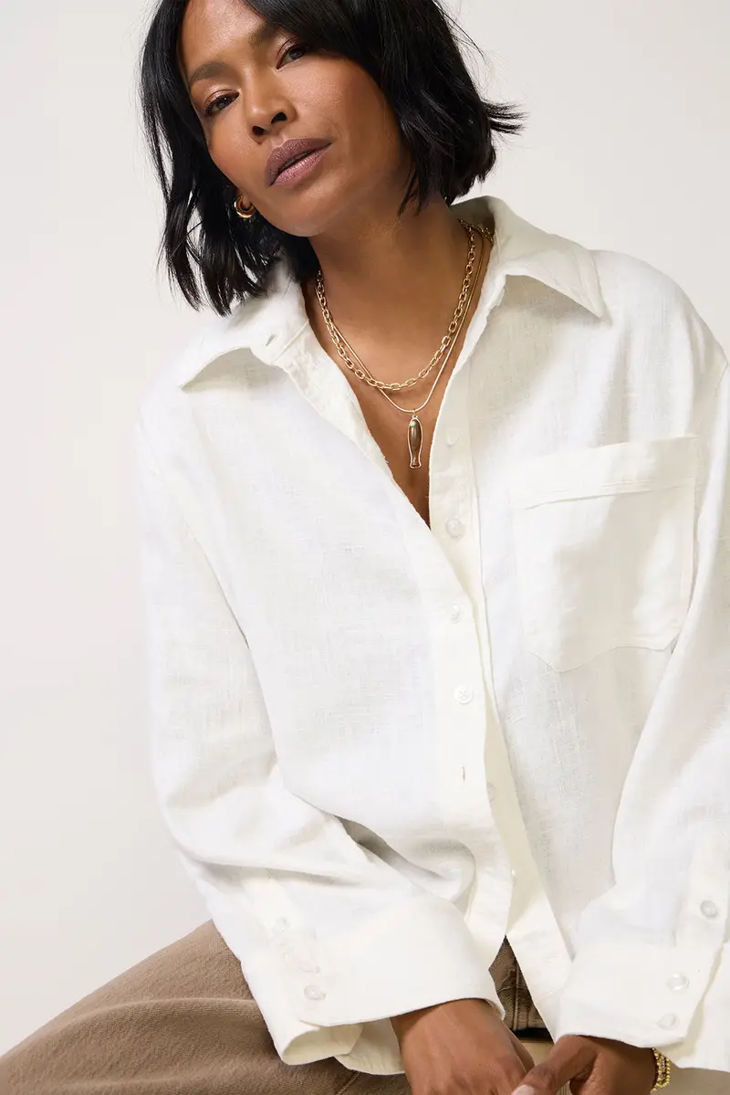Women's Linen Laurel Top 1
