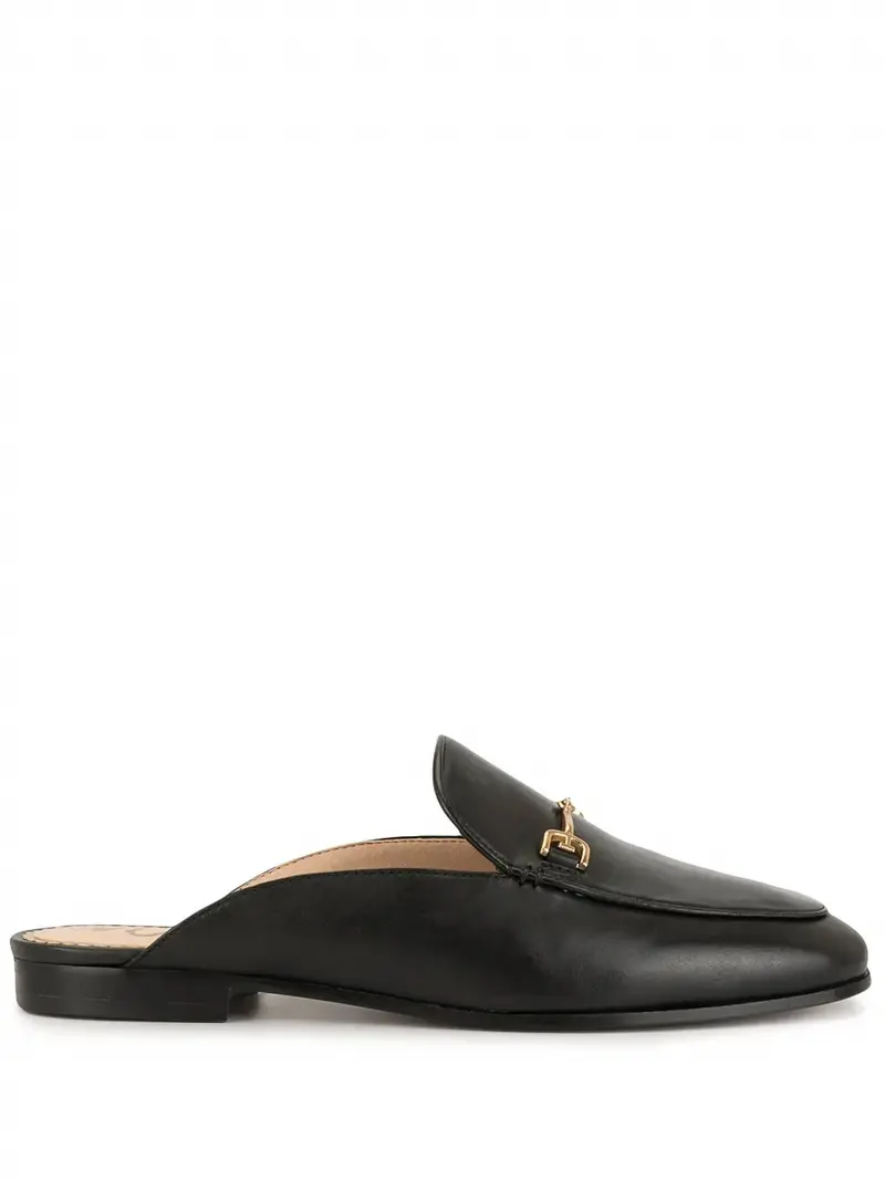 Women's Linnie Bit Mule In Black Leather 1