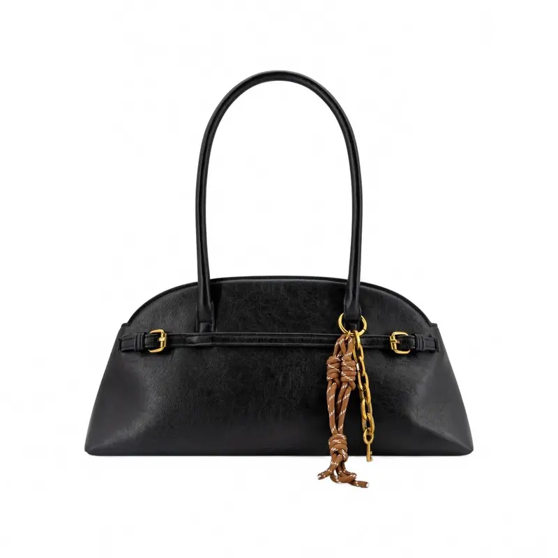 Women's Liorah Crescent Shoulder Bag In Black 1