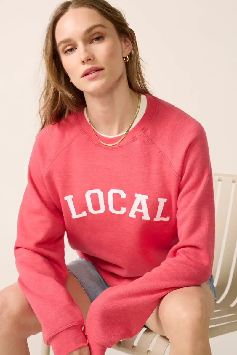 Women's Local Raglan Crew Top 1