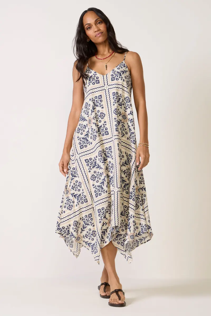 Women's Maggie Handkerchief Midi Dress 1