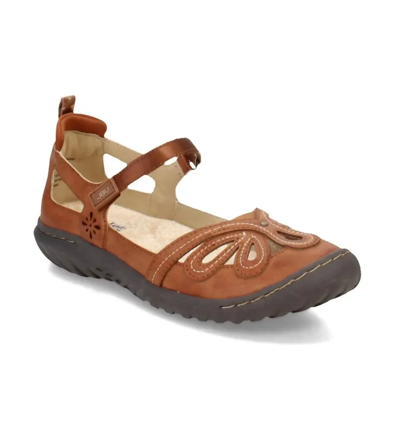 Women's Magnolia Encore Mary Jane Flat In Brown 1