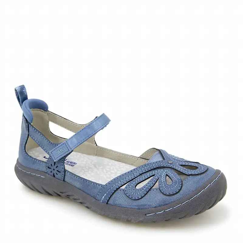 Women's Magnolia Encore Mary Jane Flat In Denim 1