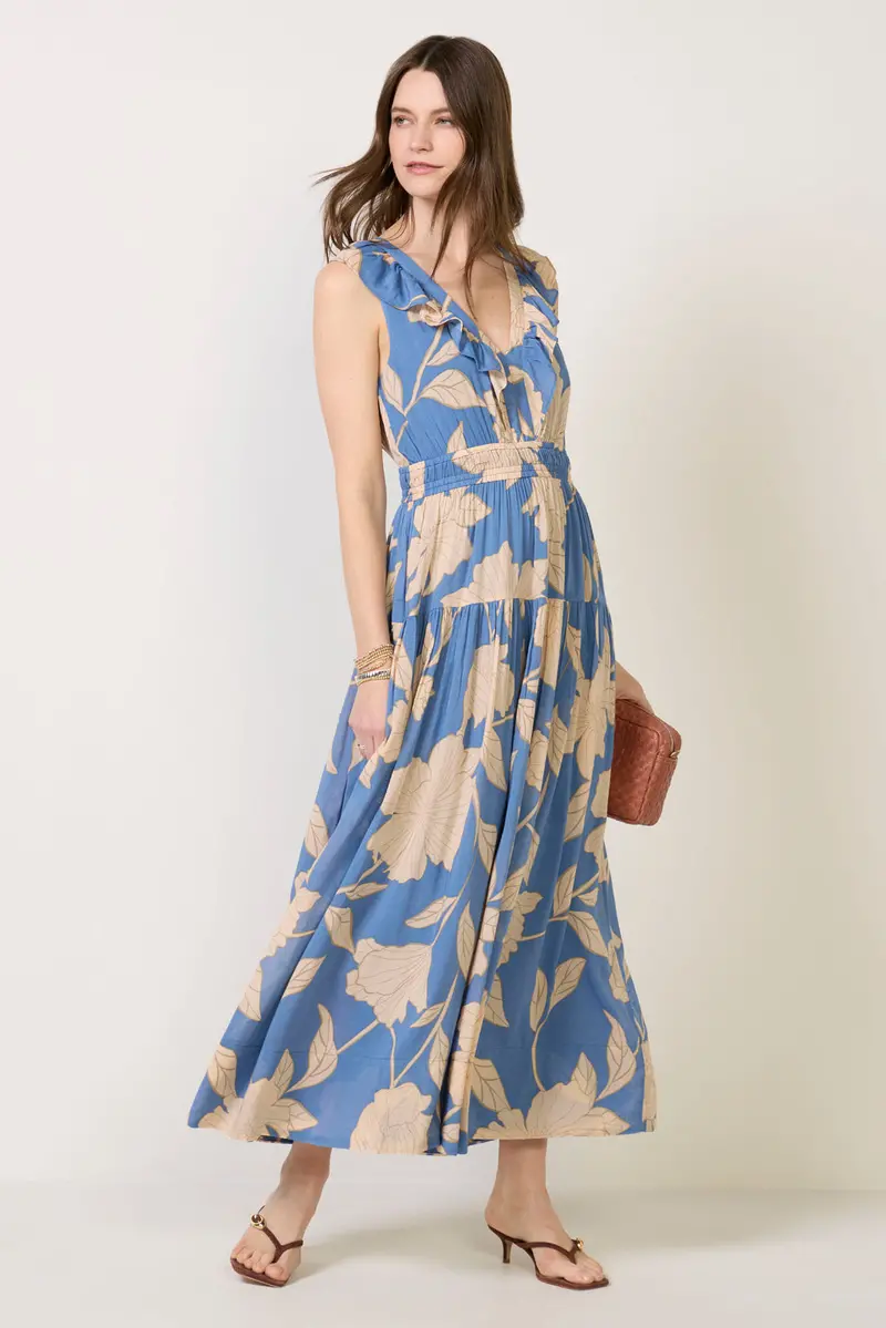Women's Malene Bloom Floral Maxi Dress 1