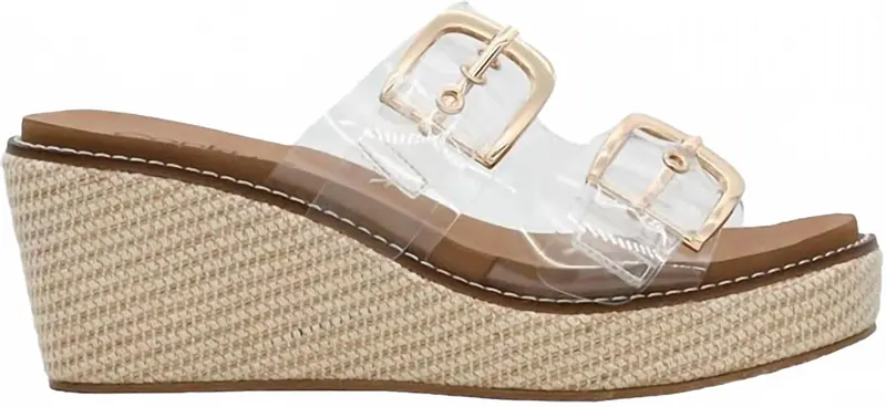 Women's Manifest Wedge In Clear 1
