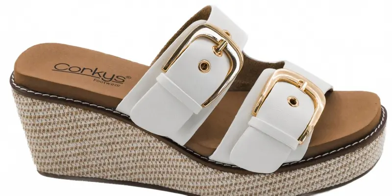 Women's Manifest Wedge Sandal In Ivory 1
