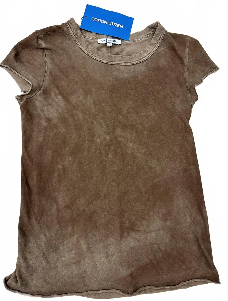 Women's Marbella Cap Sleeve Tee In Vintage Hazelnut 1