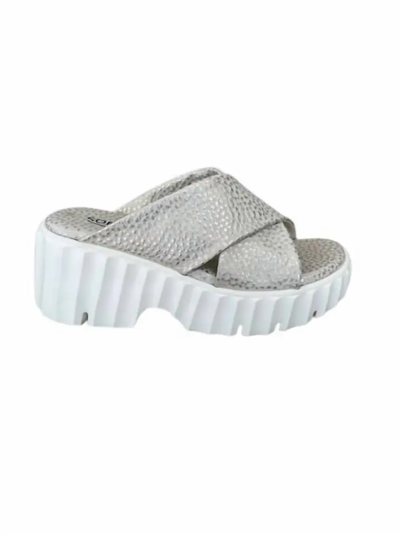 Women's Marini Sandal In Silver 1